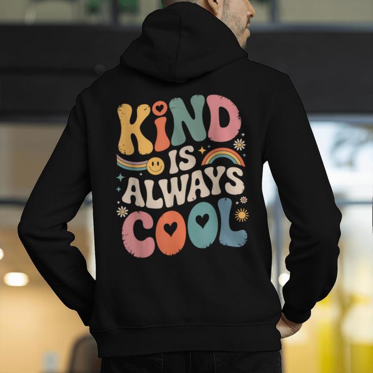 Kind Is Always Cool Teacher Graphic Tees Choose Kindness Men's Hoodie Back Print, funny gift Kind Is Always Cool Teacher Graphic Tees Choose Kindness Men's Hoodie Back Print, funny gift
