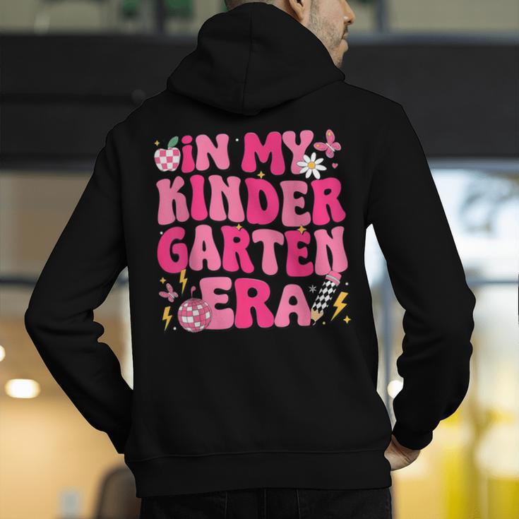 In My Kindergarten Era Girl Back To School Kinder Teacher Men's Hoodie Back Print, funny gift