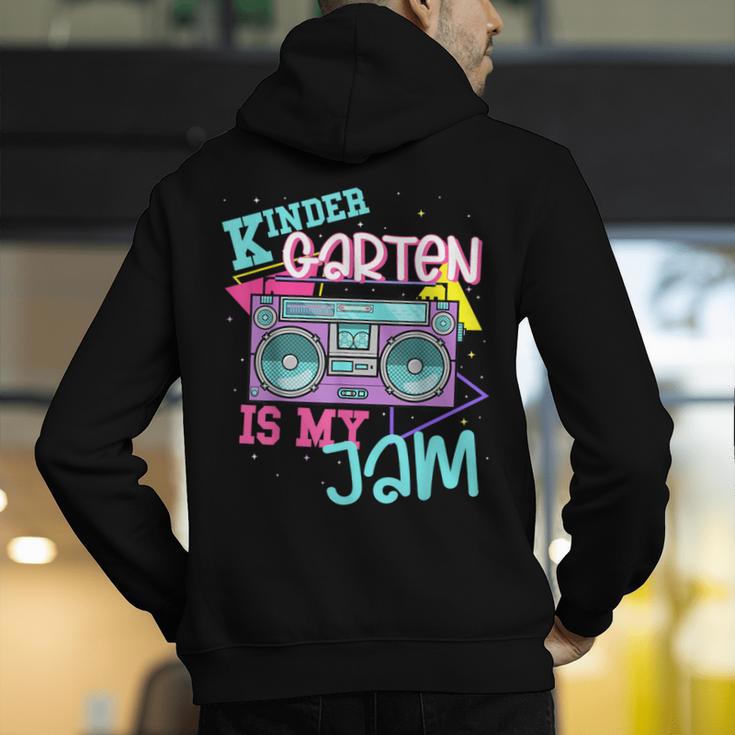 Kindergarten Is My Jam Cute Teacher Shirt 80's 90's Styl Men's Hoodie Back Print, funny gift Kindergarten Is My Jam Cute Teacher Shirt 80's 90's Styl Men's Hoodie Back Print, funny gift