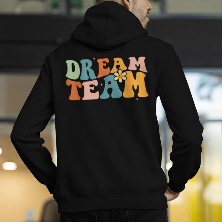 Last Day Of School Back To School Dream-Team Teacher Kids Men's Hoodie Back Print, funny gift
