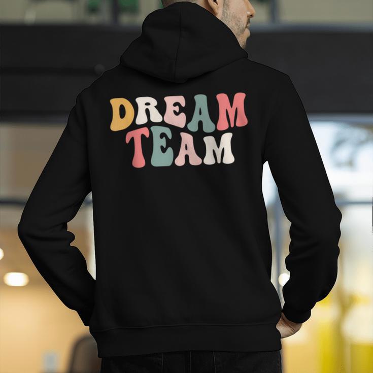 Last Day Of School Back To School Dream Team Teacher Kids Men's Hoodie Back Print, funny gift Last Day Of School Back To School Dream Team Teacher Kids Men's Hoodie Back Print, funny gift