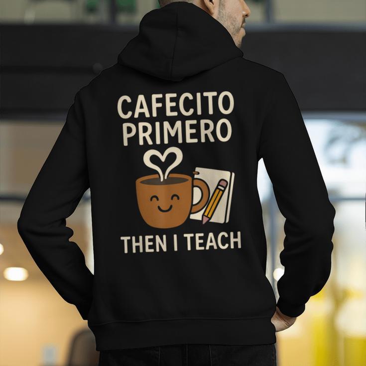 Latina Teacher Bilingual Educator Spanish Heritage Empower Men's Hoodie Back Print, funny gift Latina Teacher Bilingual Educator Spanish Heritage Empower Men's Hoodie Back Print, funny gift