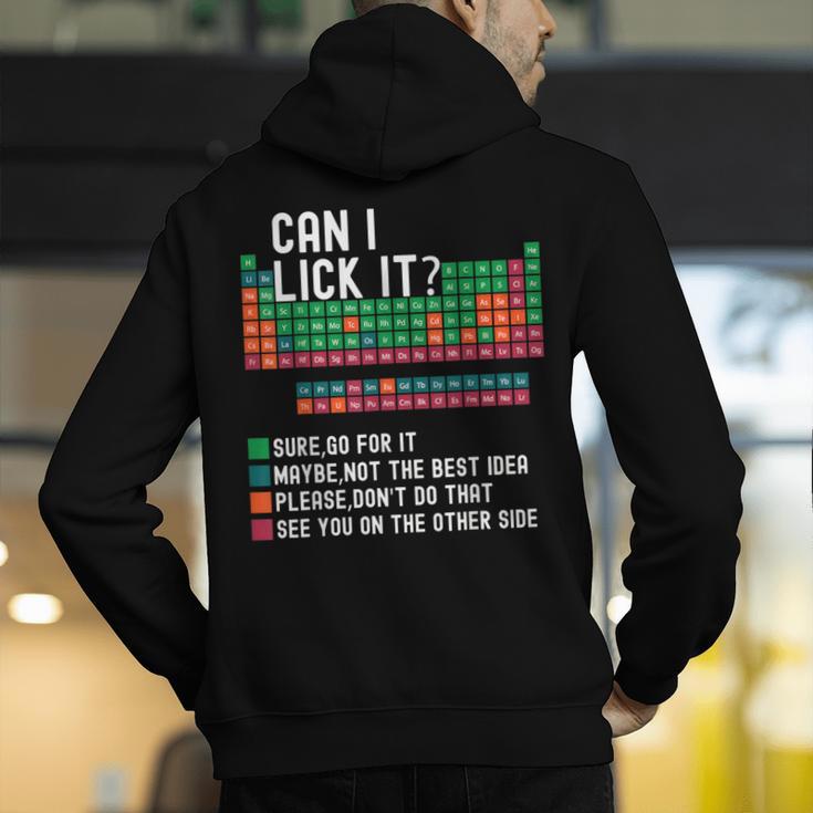 Can I Lick It Periodic Table Science Teacher Chemistry Men's Hoodie Back Print, Science Teacher Hoodies, funny gift Can I Lick It Periodic Table Science Teacher Chemistry Men's Hoodie Back Print, Science Teacher Hoodies, funny gift