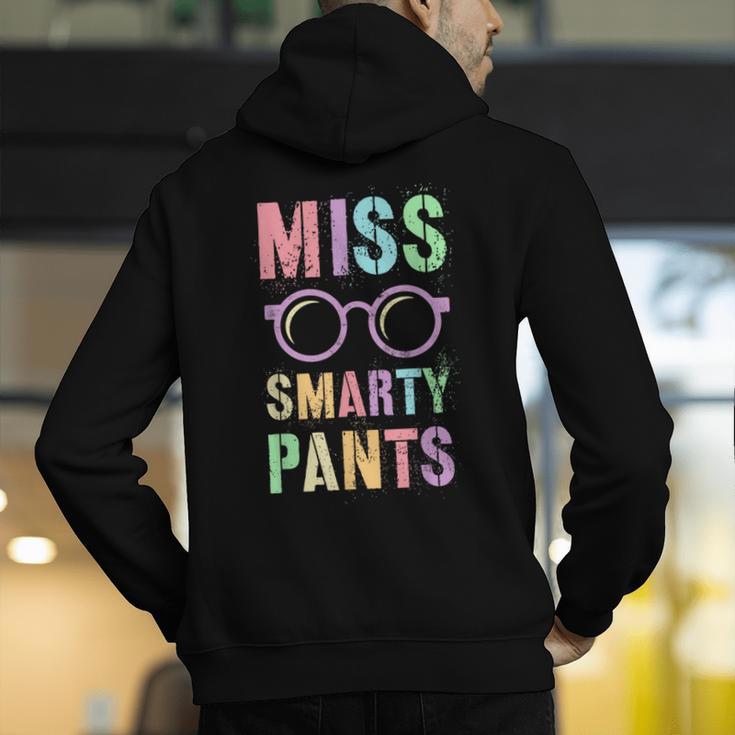 Little MISS SMARTY PANTS School Grad Teacher Last Day Men's Hoodie Back Print, funny gift Little MISS SMARTY PANTS School Grad Teacher Last Day Men's Hoodie Back Print, funny gift