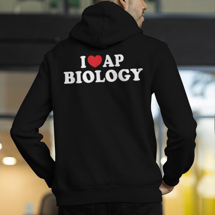 I Love AP Biology I Heart AP Biology Teachers Students For Men Women Kids Men's Hoodie Back Print, funny gift I Love AP Biology I Heart AP Biology Teachers Students For Men Women Kids Men's Hoodie Back Print, funny gift