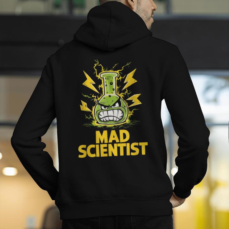 Mad Scientist Kids Youth Adult Science Teacher Chemistry Men's Hoodie Back Print, Science Teacher Hoodies, funny gift