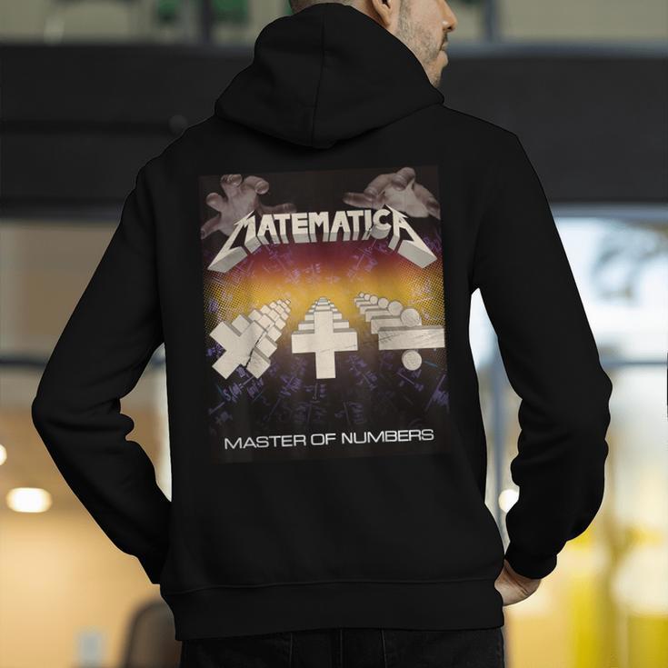 Matematica Master Of Numbers Math Teachers Puppets Parody Men's Hoodie Back Print, funny gift Matematica Master Of Numbers Math Teachers Puppets Parody Men's Hoodie Back Print, funny gift