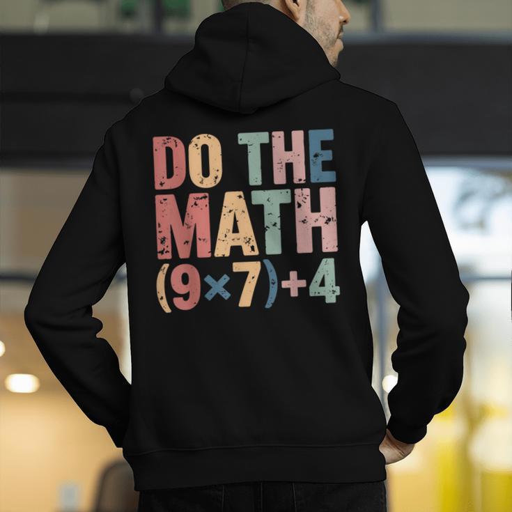 Do The Math 67 Meme Six Seven Teacher Men's Hoodie Back Print, funny gift Do The Math 67 Meme Six Seven Teacher Men's Hoodie Back Print, funny gift