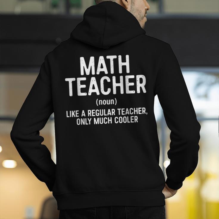 Math Teacher Definition Shirt Men Women Teacher Men's Hoodie Back Print, funny gift Math Teacher Definition Shirt Men Women Teacher Men's Hoodie Back Print, funny gift