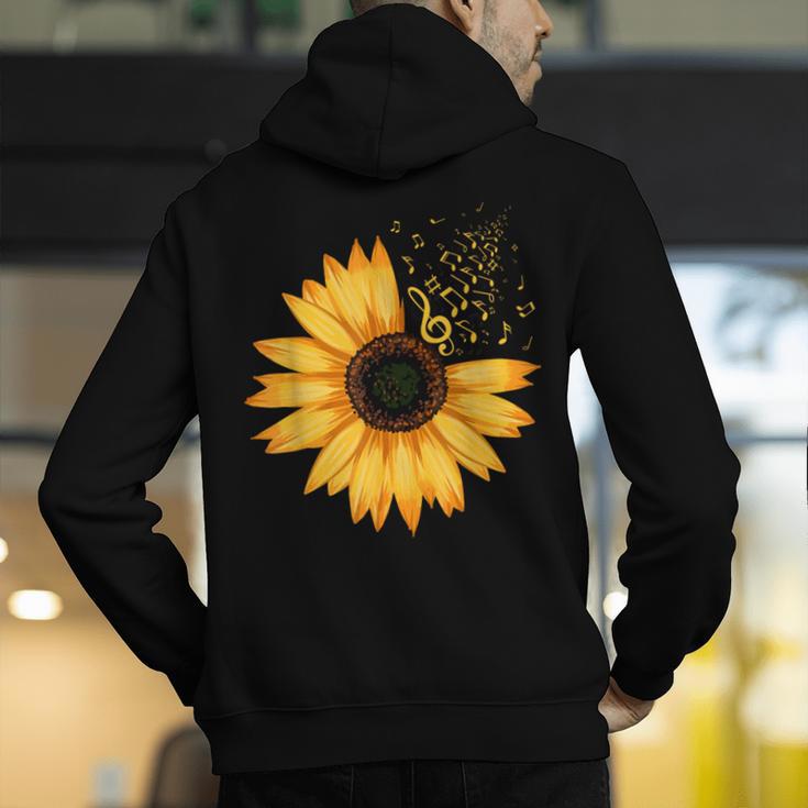 Music For Men Women Music Teacher Music Lover Men's Hoodie Back Print, funny gift
