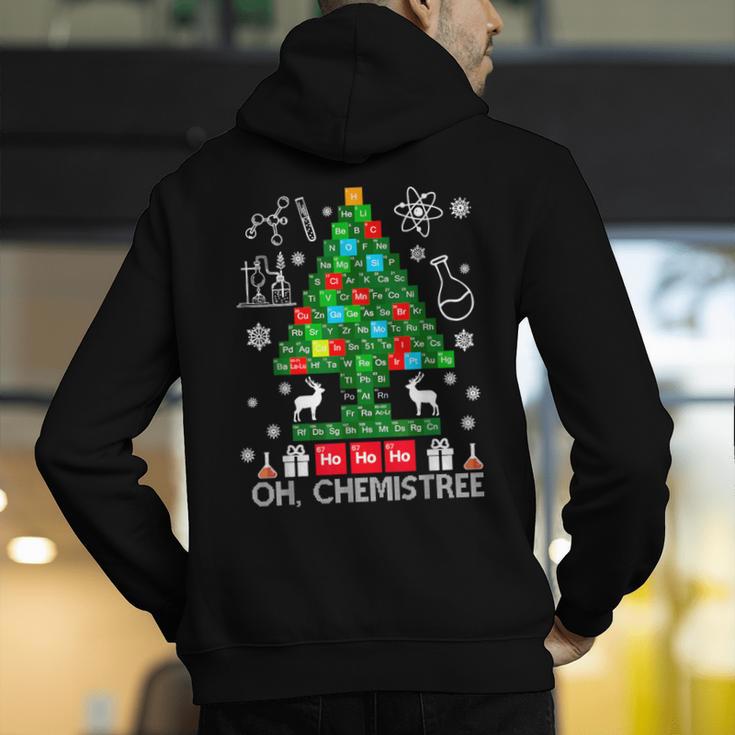 Oh Chemistree Scientist Chemical Christmas Xmas Teacher Men's Hoodie Back Print, funny gift Oh Chemistree Scientist Chemical Christmas Xmas Teacher Men's Hoodie Back Print, funny gift