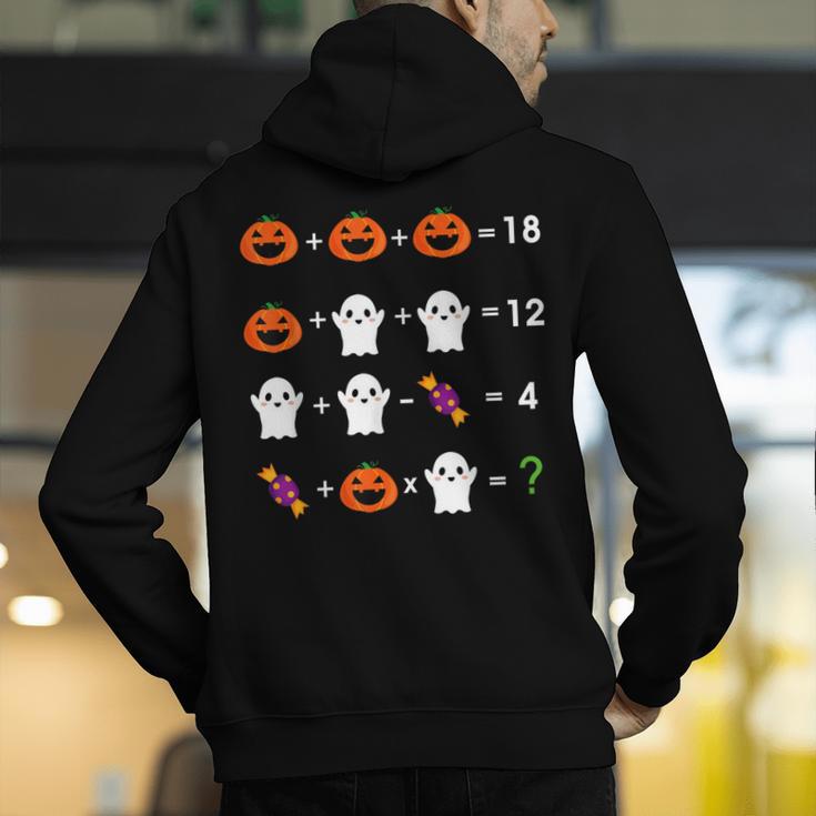 Order Of Operations Halloween Quiz Math Teacher For Men Women Kids Men's Hoodie Back Print, funny gift Order Of Operations Halloween Quiz Math Teacher For Men Women Kids Men's Hoodie Back Print, funny gift