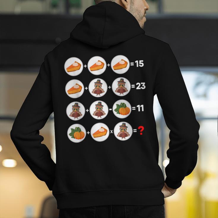 Order Of Operations Math Quiz Game Teacher Thanksgiving Men's Hoodie Back Print, funny gift Order Of Operations Math Quiz Game Teacher Thanksgiving Men's Hoodie Back Print, funny gift