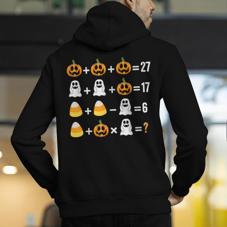 Order Of Operations Quiz Pumpkin Halloween Math Teacher Men's Hoodie Back Print, funny gift Order Of Operations Quiz Pumpkin Halloween Math Teacher Men's Hoodie Back Print, funny gift