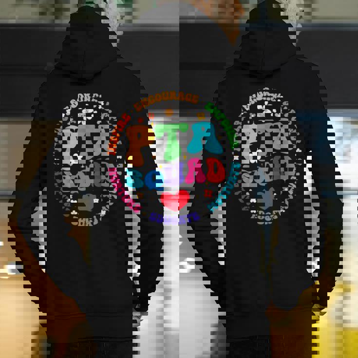 Parents Teacher Association Team Supporter PTA Squad For Men Women Girls Kids Men&#x27;s Hoodie Back Print, funny gift