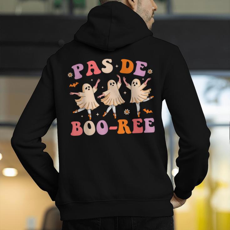 Pas De BOO-Rée Ballet Ghost Dancer Dance Teacher Halloween Men's Hoodie Back Print, funny gift Pas De BOO-Rée Ballet Ghost Dancer Dance Teacher Halloween Men's Hoodie Back Print, funny gift