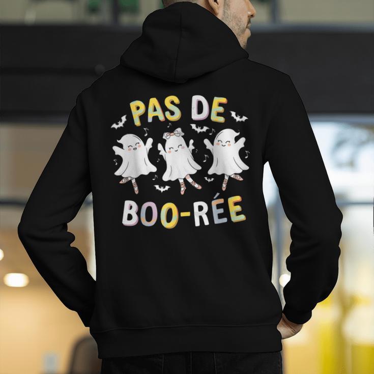 Pas De BOO-Rée Ghost Ballet Dancer Halloween Dance Teacher Men's Hoodie Back Print, funny gift Pas De BOO-Rée Ghost Ballet Dancer Halloween Dance Teacher Men's Hoodie Back Print, funny gift