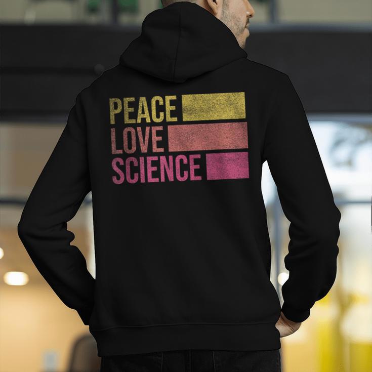 Peace Love Science Lovers Math Chemistry Teacher Men's Hoodie Back Print, Science Teacher Hoodies, funny gift Peace Love Science Lovers Math Chemistry Teacher Men's Hoodie Back Print, Science Teacher Hoodies, funny gift