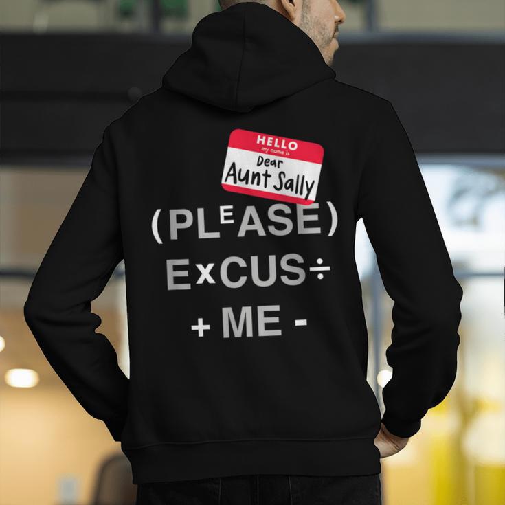 PEMDAS Math Teacher Halloween Costume Men's Hoodie Back Print, funny gift PEMDAS Math Teacher Halloween Costume Men's Hoodie Back Print, funny gift