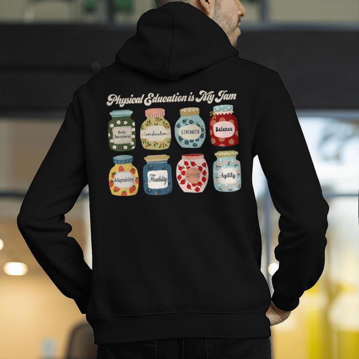 Physical Education Is My Jam Sports PE Coach Teacher Men's Hoodie Back Print, Pe Teacher Hoodies, funny gift Physical Education Is My Jam Sports PE Coach Teacher Men's Hoodie Back Print, Pe Teacher Hoodies, funny gift