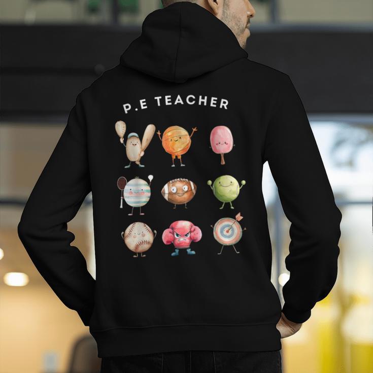 Physical Education Teacher PE Teacher Specials Back School Men's Hoodie Back Print, Pe Teacher Hoodies, funny gift