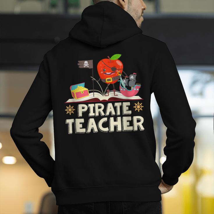 Pirate Teacher Men Women Kids Men's Hoodie Back Print, funny gift Pirate Teacher Men Women Kids Men's Hoodie Back Print, funny gift