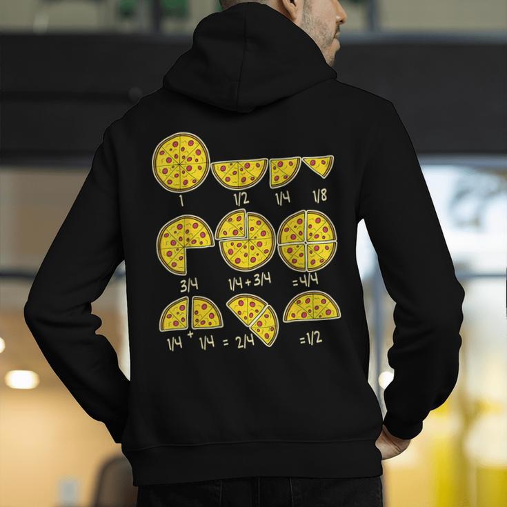 Pizza Salami Cheese Quick Math Fractions Math Teachers For Men Women Girls Kids Men's Hoodie Back Print, funny gift Pizza Salami Cheese Quick Math Fractions Math Teachers For Men Women Girls Kids Men's Hoodie Back Print, funny gift