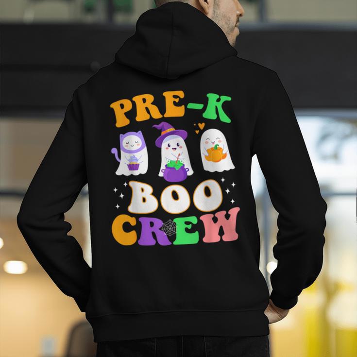 Pre-K Boo Crew Cute Ghost Halloween Costume Teacher Student For Men Women Kids Men's Hoodie Back Print, funny gift Pre-K Boo Crew Cute Ghost Halloween Costume Teacher Student For Men Women Kids Men's Hoodie Back Print, funny gift