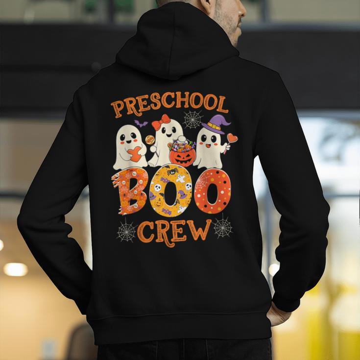 Preschool Boo Crew Halloween Costume For Teacher Kids Men's Hoodie Back Print, funny gift Preschool Boo Crew Halloween Costume For Teacher Kids Men's Hoodie Back Print, funny gift