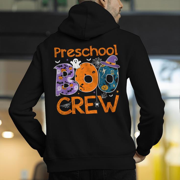 Preschool Boo Crew Preschool Halloween Teacher Kids Men's Hoodie Back Print, funny gift Preschool Boo Crew Preschool Halloween Teacher Kids Men's Hoodie Back Print, funny gift