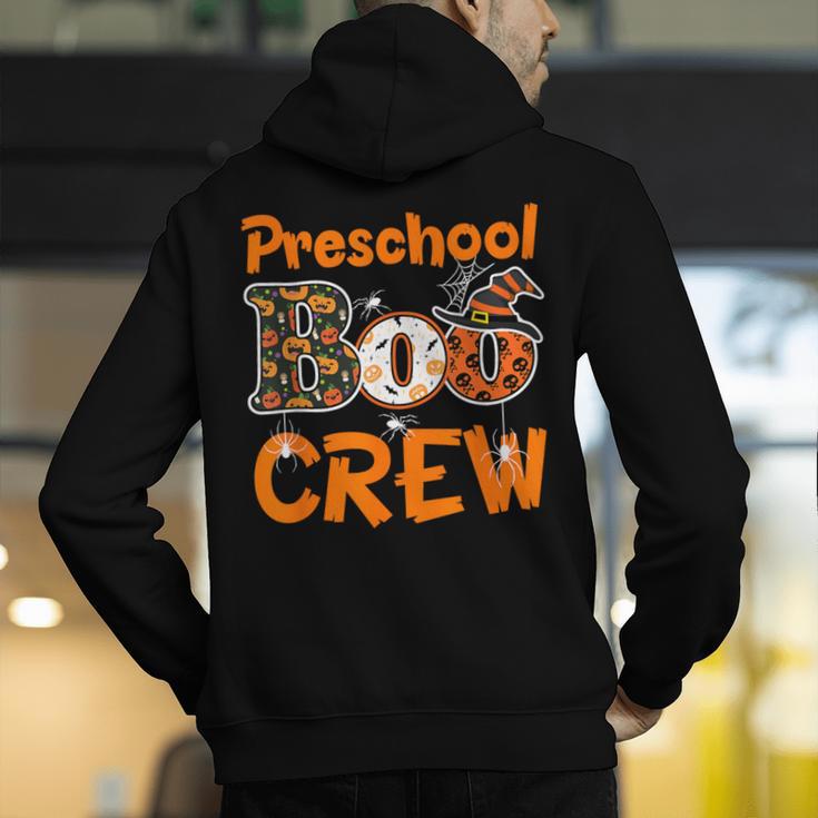 Preschool Boo Crew Halloween Teachers Students Costume Men's Hoodie Back Print, funny gift Preschool Boo Crew Halloween Teachers Students Costume Men's Hoodie Back Print, funny gift