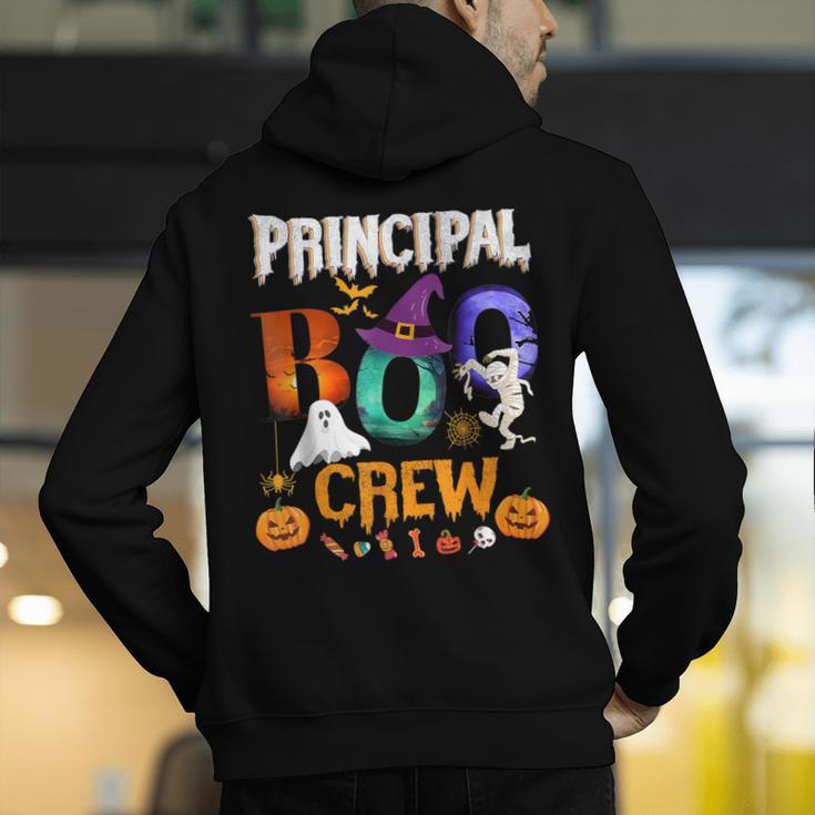 Principal Boo Crew Teacher Student Halloween Costume For Men Women Kids Men's Hoodie Back Print, funny gift Principal Boo Crew Teacher Student Halloween Costume For Men Women Kids Men's Hoodie Back Print, funny gift
