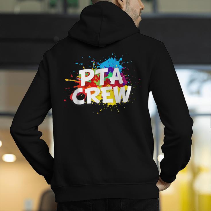 PTA Crew Back To School Volunteer Board Mom Parent Teacher Men's Hoodie Back Print, funny gift PTA Crew Back To School Volunteer Board Mom Parent Teacher Men's Hoodie Back Print, funny gift