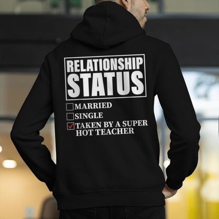 Relationship Status Taken By Super Hot Teacher Men's Hoodie Back Print, Super Teacher Hoodies, funny gift Relationship Status Taken By Super Hot Teacher Men's Hoodie Back Print, Super Teacher Hoodies, funny gift