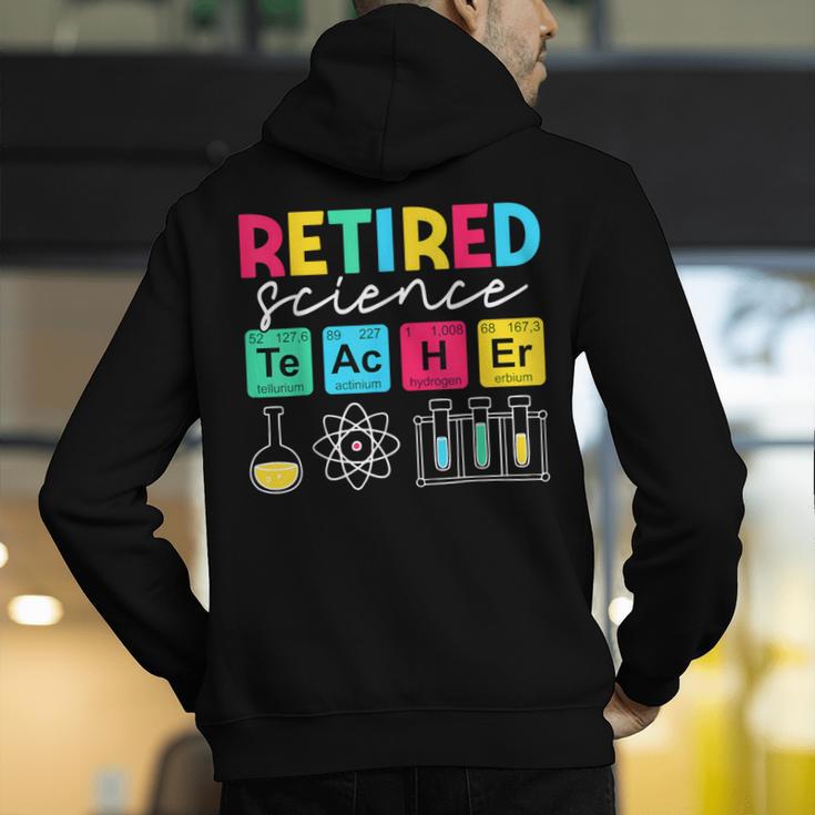 Retired Science Teacher Periodic Table Teacher Life Men's Hoodie Back Print, Science Teacher Hoodies, funny gift Retired Science Teacher Periodic Table Teacher Life Men's Hoodie Back Print, Science Teacher Hoodies, funny gift