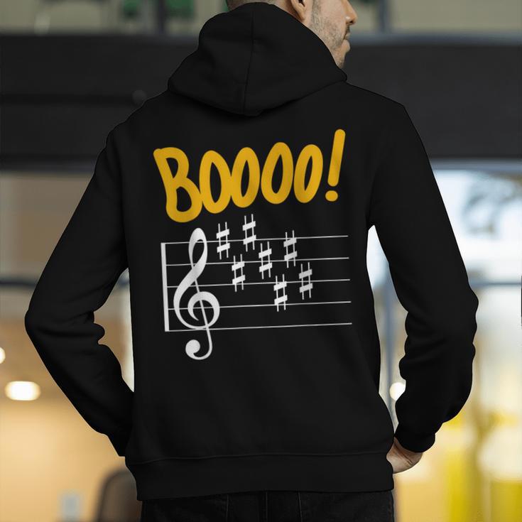 Scary Key Signature Boo Music Halloween Musician Teacher Men Women Men's Hoodie Back Print, funny gift Scary Key Signature Boo Music Halloween Musician Teacher Men Women Men's Hoodie Back Print, funny gift