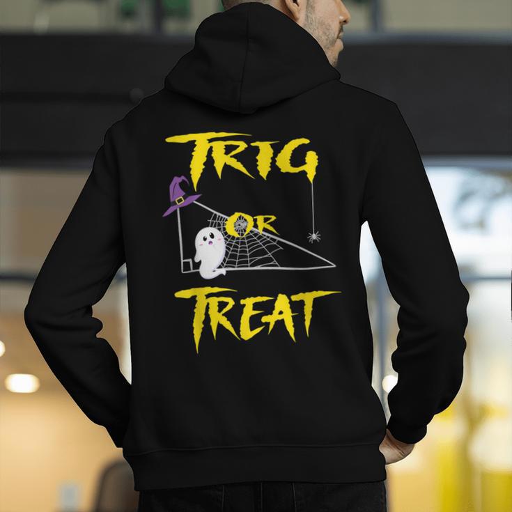 School Math Teacher Halloween 2022 Trig Or Treat Shirt Men's Hoodie Back Print, funny gift School Math Teacher Halloween 2022 Trig Or Treat Shirt Men's Hoodie Back Print, funny gift