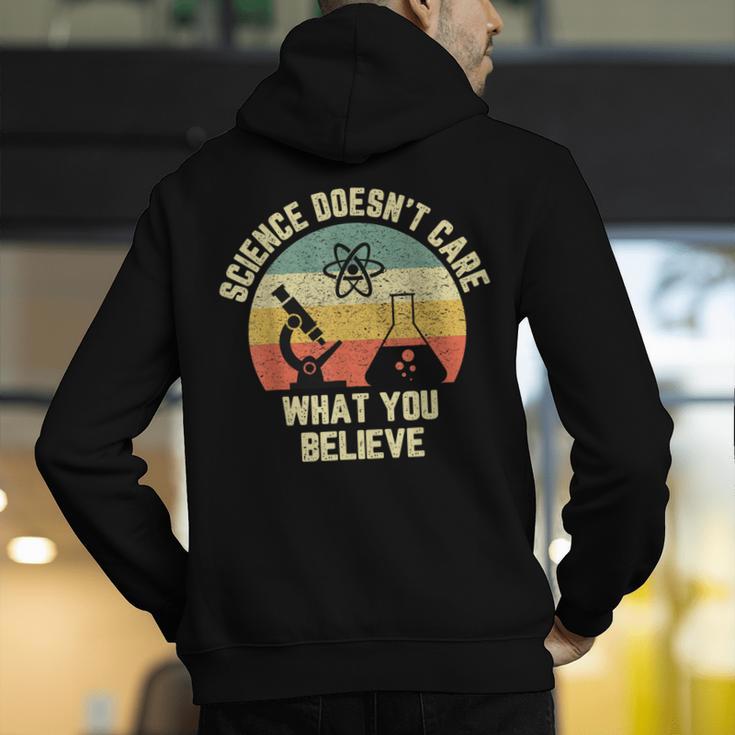 Science Doesn't Care What You Believe Science Teacher Men Women Kids Men's Hoodie Back Print, Science Teacher Hoodies, funny gift Science Doesn't Care What You Believe Science Teacher Men Women Kids Men's Hoodie Back Print, Science Teacher Hoodies, funny gift