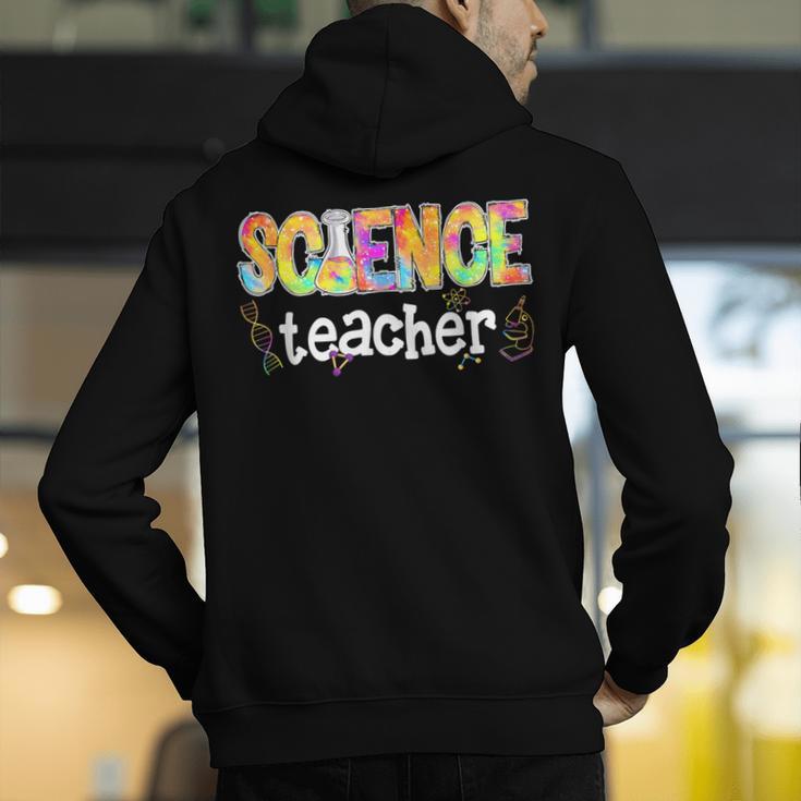 Science Teacher Tie Dye Science Teaching Back To School Men's Hoodie Back Print, Science Teacher Hoodies, funny gift Science Teacher Tie Dye Science Teaching Back To School Men's Hoodie Back Print, Science Teacher Hoodies, funny gift