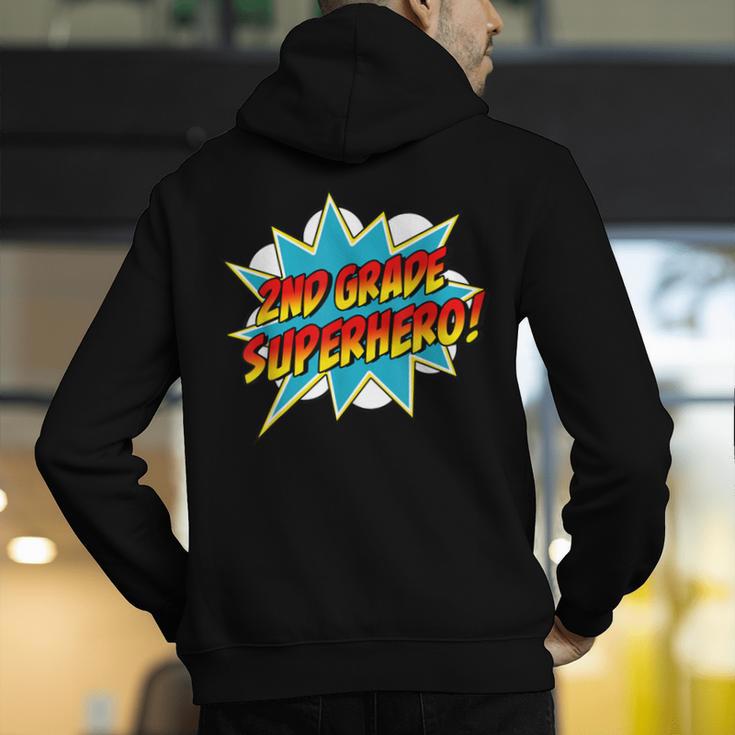 Second Grade Superhero Teacher Student 2nd Grade Comic Retro Men's Hoodie Back Print, 2nd Grade Teacher Hoodies, funny gift Second Grade Superhero Teacher Student 2nd Grade Comic Retro Men's Hoodie Back Print, 2nd Grade Teacher Hoodies, funny gift