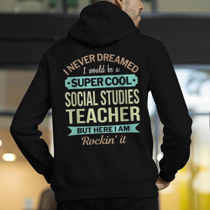 Social Studies Teacher Appreciation Men Women Men's Hoodie Back Print, funny gift Social Studies Teacher Appreciation Men Women Men's Hoodie Back Print, funny gift