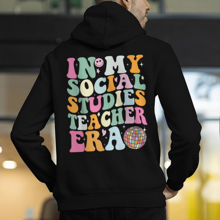 In My Social Studies Teacher Era Cute Social Studies Teacher Men's Hoodie Back Print, funny gift In My Social Studies Teacher Era Cute Social Studies Teacher Men's Hoodie Back Print, funny gift
