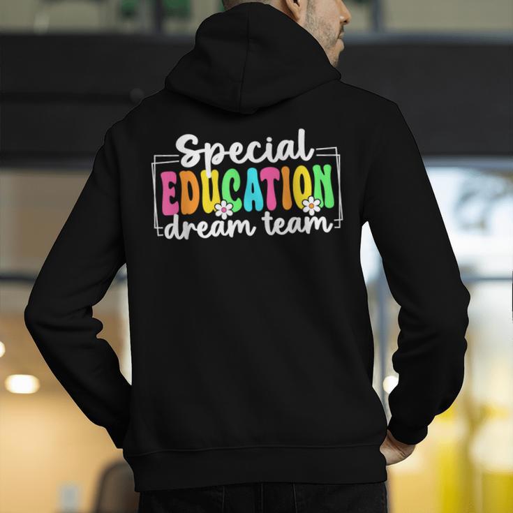 Special Education Dream Team Back To School SPED Teacher Men's Hoodie Back Print, funny gift Special Education Dream Team Back To School SPED Teacher Men's Hoodie Back Print, funny gift
