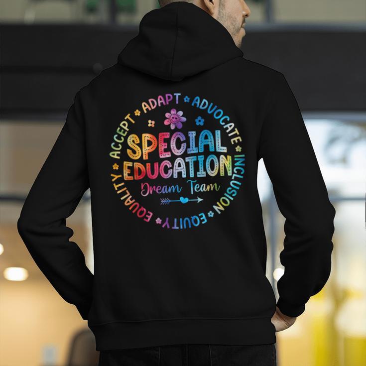 Special Education Squad Dream Team SPED Teacher Back School Men's Hoodie Back Print, funny gift Special Education Squad Dream Team SPED Teacher Back School Men's Hoodie Back Print, funny gift