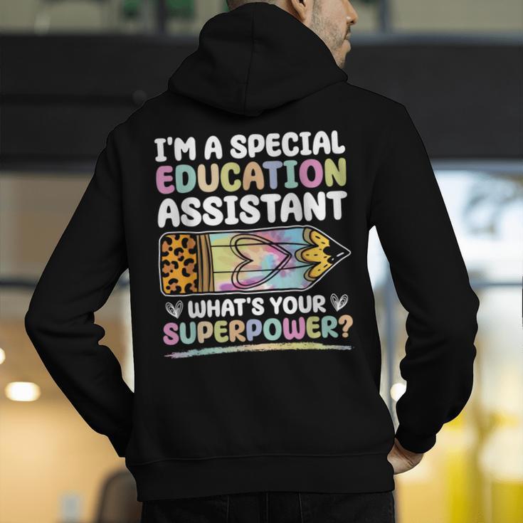 Special Educational Assistant And Sped Teacher Men's Hoodie Back Print, funny gift Special Educational Assistant And Sped Teacher Men's Hoodie Back Print, funny gift