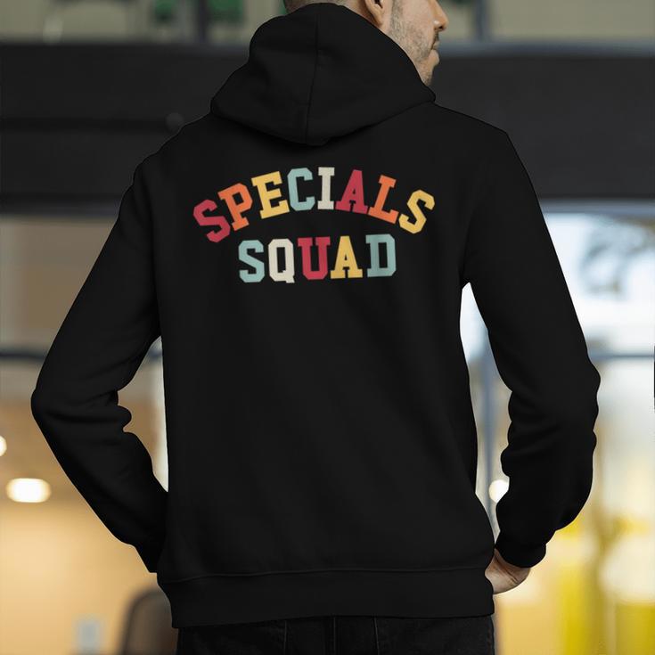 Specials Squad Co-Curricular Teachers Team For Men Women Men's Hoodie Back Print, funny gift