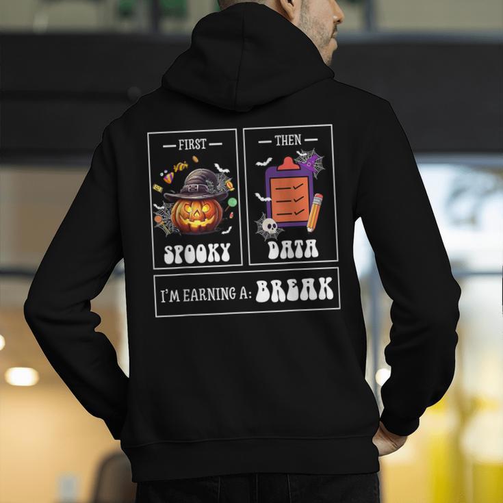 Sped Teacher Halloween First Spooky Then Data Sped Ed Team Men's Hoodie Back Print, funny gift Sped Teacher Halloween First Spooky Then Data Sped Ed Team Men's Hoodie Back Print, funny gift