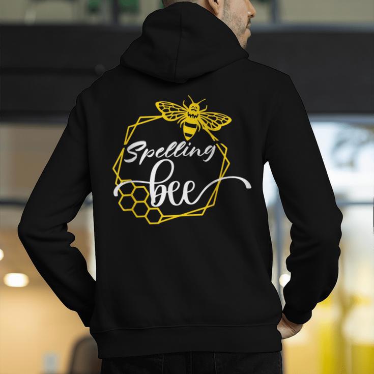 Spelling Bee Halloween Costume For Teachers Men's Hoodie Back Print, funny gift Spelling Bee Halloween Costume For Teachers Men's Hoodie Back Print, funny gift