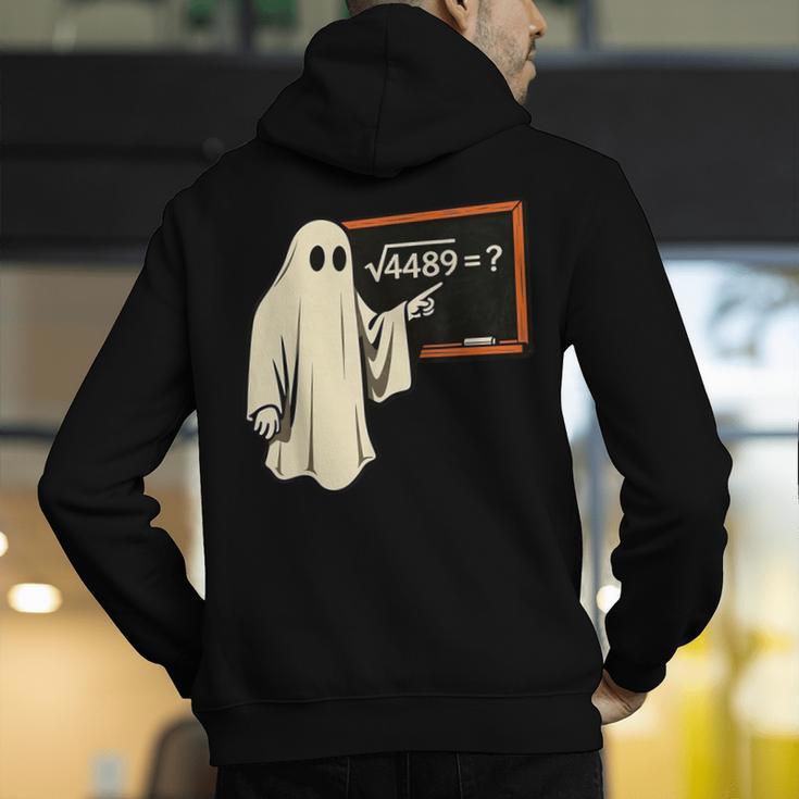 Square Root 67 Ghost Math Teacher 4489 Meme Halloween Men's Hoodie Back Print, funny gift Square Root 67 Ghost Math Teacher 4489 Meme Halloween Men's Hoodie Back Print, funny gift