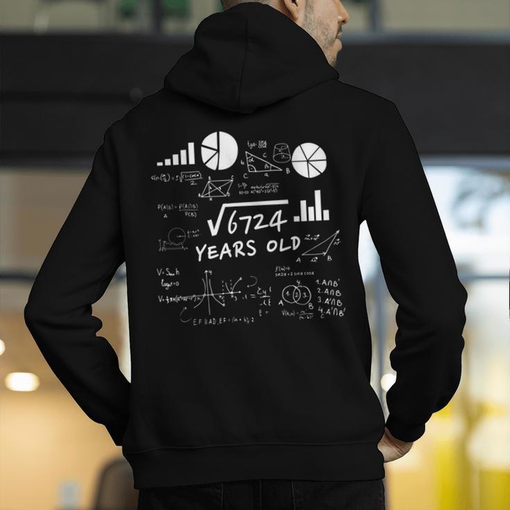 Square Root 82 Year Old Teacher 82nd Birthday For Men Women Kids Men's Hoodie Back Print, funny gift Square Root 82 Year Old Teacher 82nd Birthday For Men Women Kids Men's Hoodie Back Print, funny gift